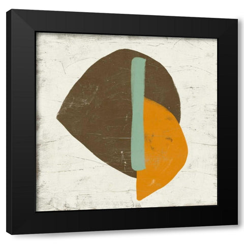 Mobile IX Black Modern Wood Framed Art Print by Vess, June Erica