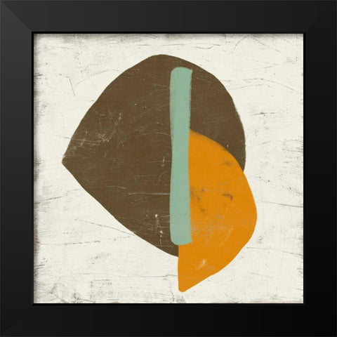 Mobile IX Black Modern Wood Framed Art Print by Vess, June Erica