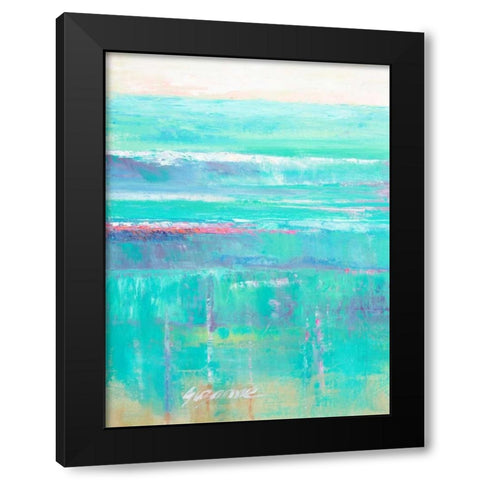 Beneath the Sea I Black Modern Wood Framed Art Print by Wilkins, Suzanne