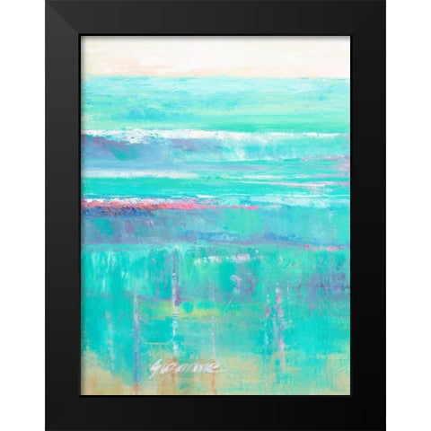 Beneath the Sea I Black Modern Wood Framed Art Print by Wilkins, Suzanne