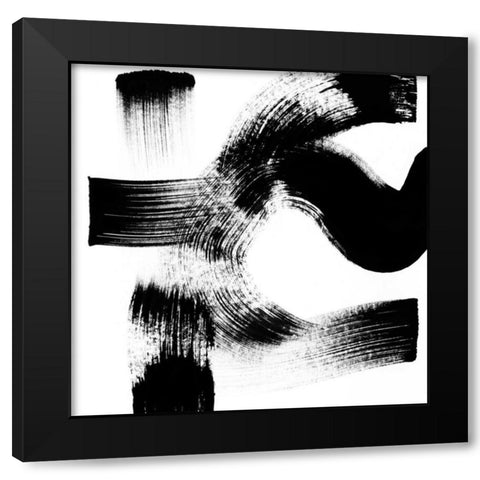 Playtime I Black Modern Wood Framed Art Print with Double Matting by Chandler, Sharon