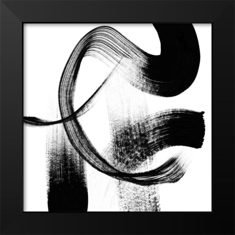 Playtime III Black Modern Wood Framed Art Print by Chandler, Sharon