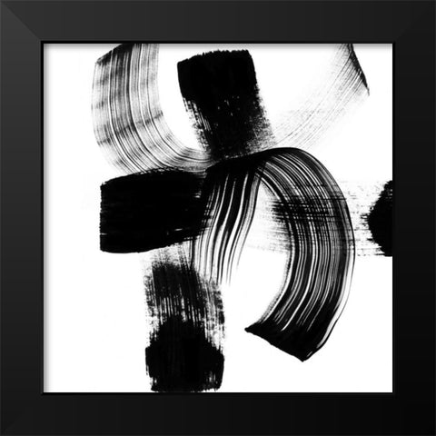 Playtime IV Black Modern Wood Framed Art Print by Chandler, Sharon