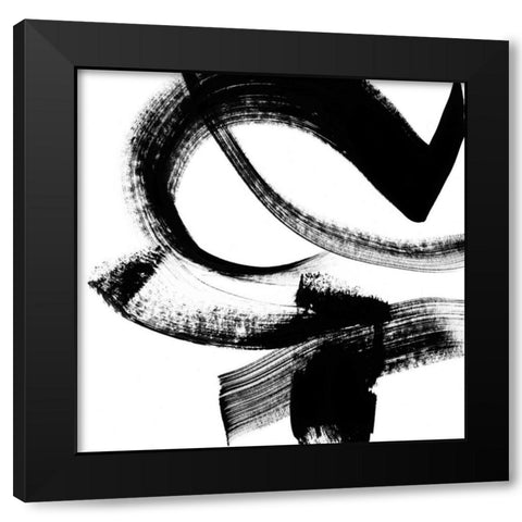 Playtime V Black Modern Wood Framed Art Print with Double Matting by Chandler, Sharon