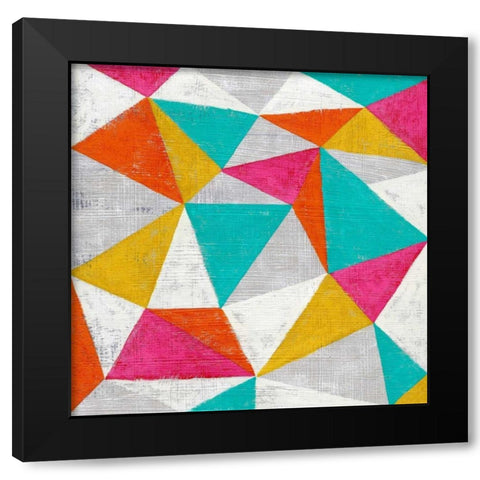 Confection I Black Modern Wood Framed Art Print with Double Matting by Zarris, Chariklia