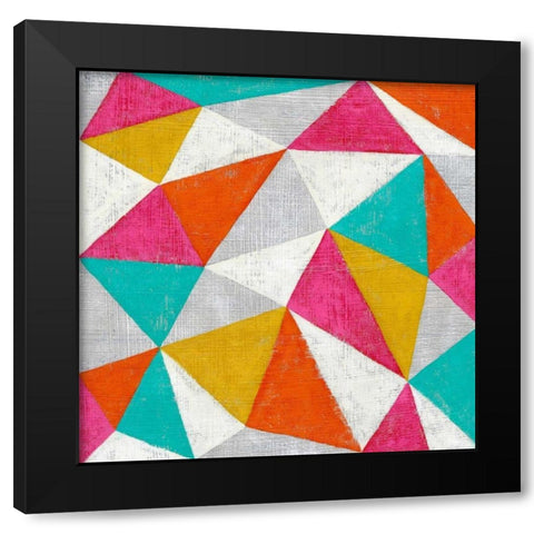 Confection II Black Modern Wood Framed Art Print with Double Matting by Zarris, Chariklia