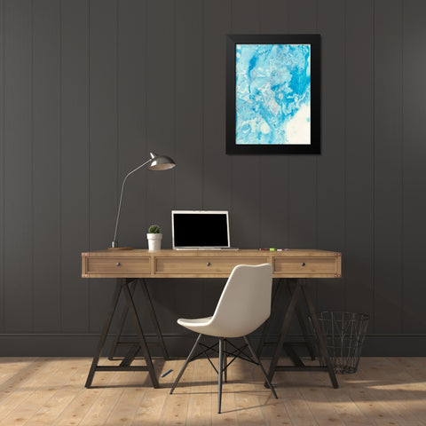 Seeing Blue II Black Modern Wood Framed Art Print by Ludwig, Alicia