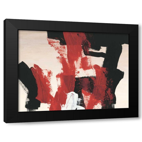 Hessei I Black Modern Wood Framed Art Print by Vess, June Erica