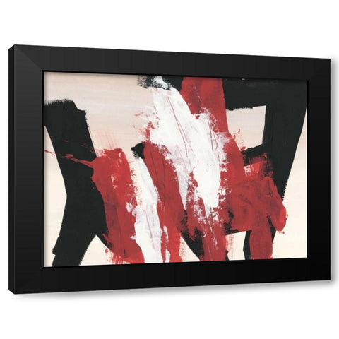 Hessei III Black Modern Wood Framed Art Print by Vess, June Erica