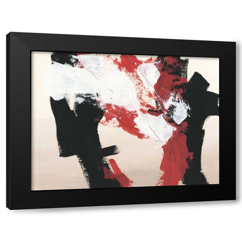 Hessei IV Black Modern Wood Framed Art Print by Vess, June Erica
