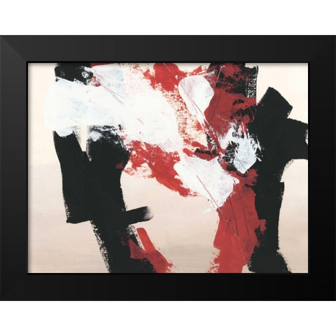 Hessei IV Black Modern Wood Framed Art Print by Vess, June Erica