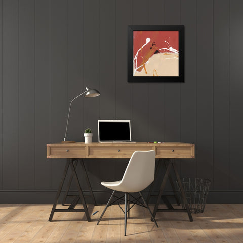 Molecular Dynamics II Black Modern Wood Framed Art Print by Vess, June Erica