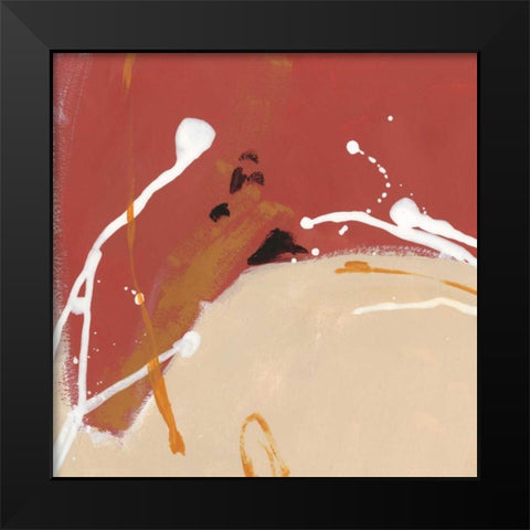 Molecular Dynamics II Black Modern Wood Framed Art Print by Vess, June Erica