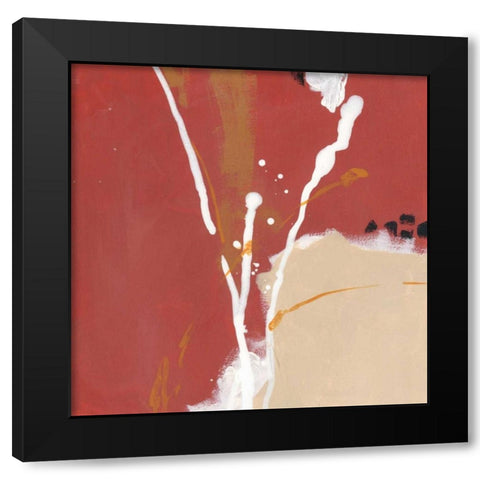 Molecular Dynamics III Black Modern Wood Framed Art Print by Vess, June Erica
