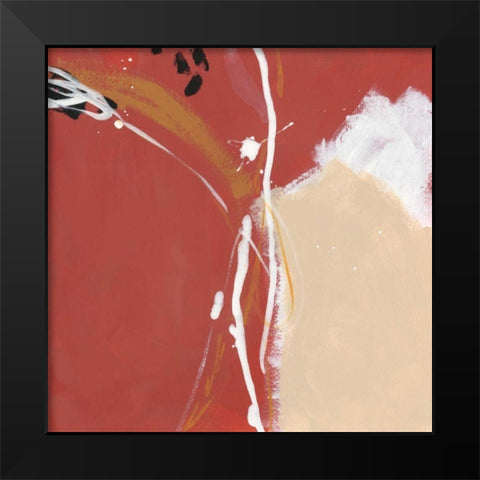 Molecular Dynamics IV Black Modern Wood Framed Art Print by Vess, June Erica
