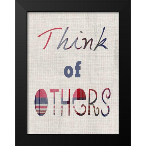 Manners III Black Modern Wood Framed Art Print by Ludwig, Alicia
