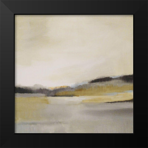 Custom Morning Beach  Black Modern Wood Framed Art Print by Jerry, Alison