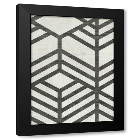 Night Shift II Black Modern Wood Framed Art Print with Double Matting by Zarris, Chariklia