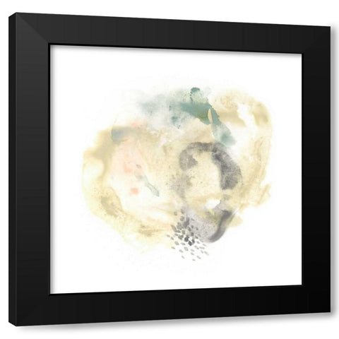 Galaxy I Black Modern Wood Framed Art Print with Double Matting by Vess, June Erica