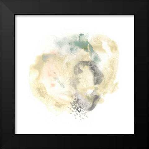 Galaxy I Black Modern Wood Framed Art Print by Vess, June Erica