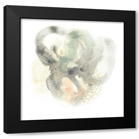 Galaxy II Black Modern Wood Framed Art Print with Double Matting by Vess, June Erica