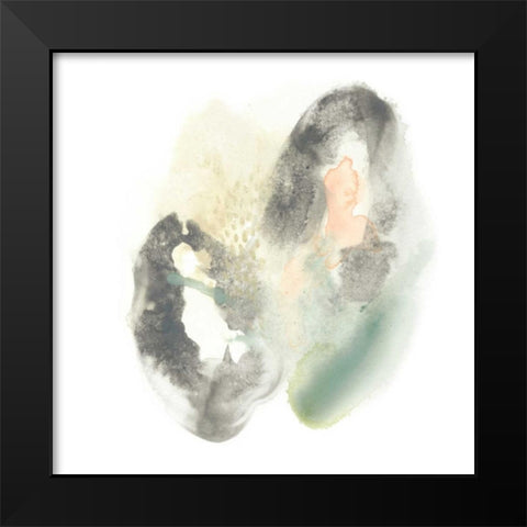 Galaxy III Black Modern Wood Framed Art Print by Vess, June Erica