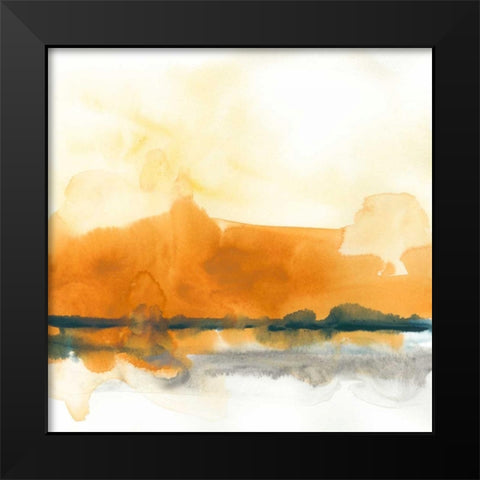 Mesa Skyline II Black Modern Wood Framed Art Print by Vess, June Erica