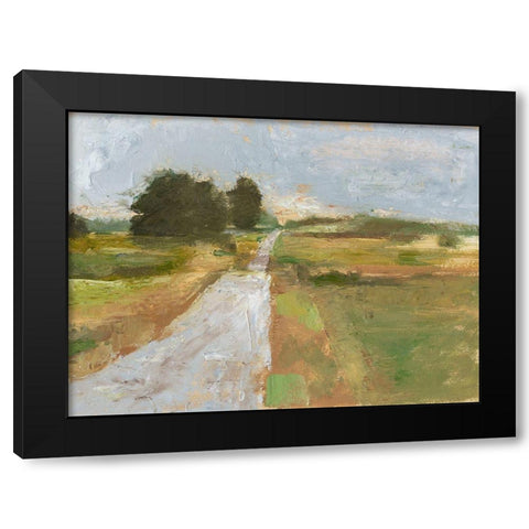 Back Country Road I Black Modern Wood Framed Art Print by Harper, Ethan