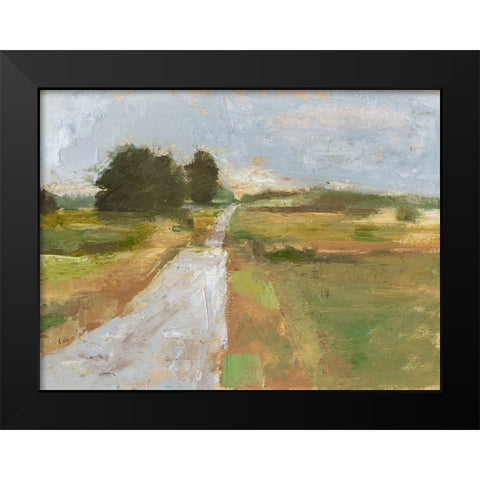 Back Country Road I Black Modern Wood Framed Art Print by Harper, Ethan