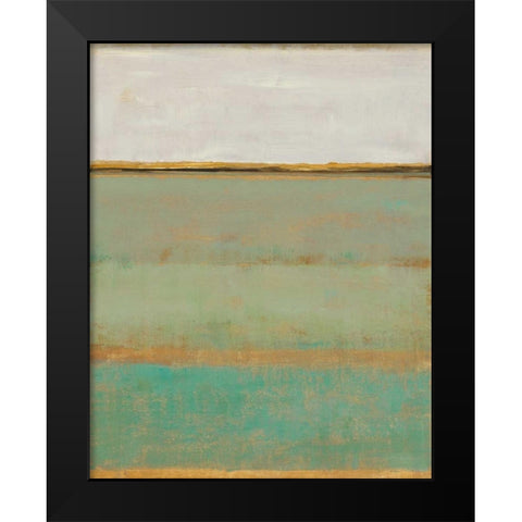 Verdant Field II Black Modern Wood Framed Art Print by OToole, Tim