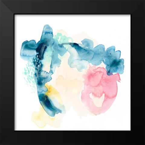 Intrigue II Black Modern Wood Framed Art Print by Vess, June Erica