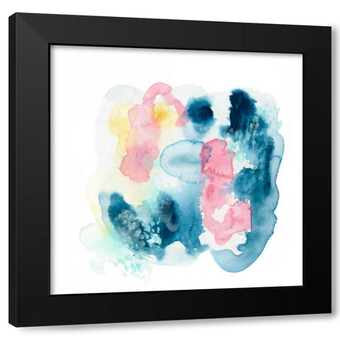 Intrigue III Black Modern Wood Framed Art Print by Vess, June Erica