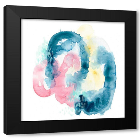 Intrigue IV Black Modern Wood Framed Art Print by Vess, June Erica