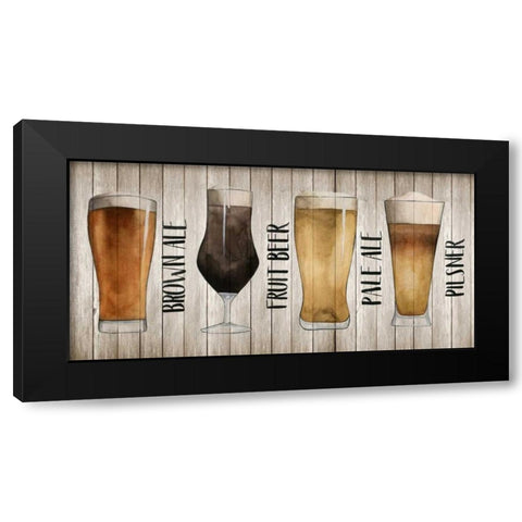 Beer Chart I Black Modern Wood Framed Art Print by Popp, Grace