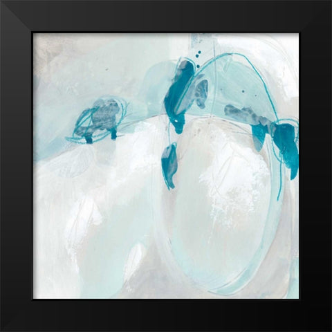 Trace Echo II Black Modern Wood Framed Art Print by Vess, June Erica
