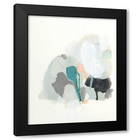 Extrapolate I Black Modern Wood Framed Art Print by Vess, June Erica