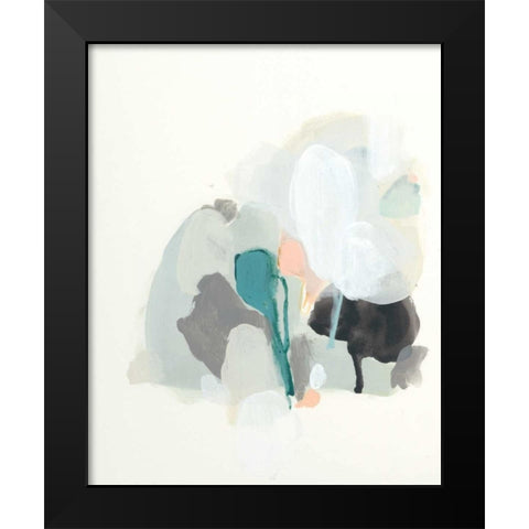 Extrapolate I Black Modern Wood Framed Art Print by Vess, June Erica