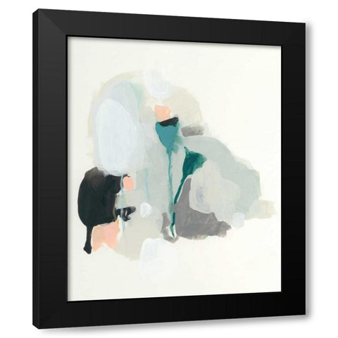 Extrapolate II Black Modern Wood Framed Art Print by Vess, June Erica