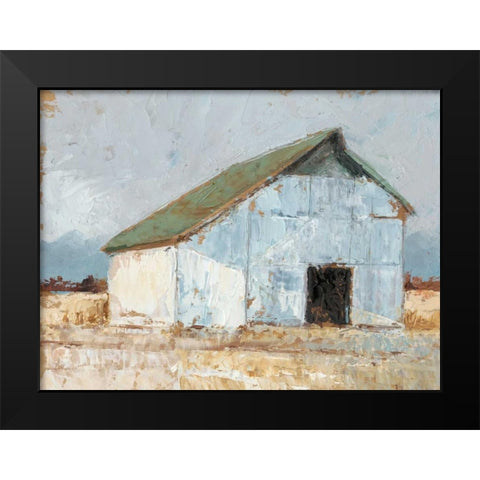 Whitewashed Barn I Black Modern Wood Framed Art Print by Harper, Ethan