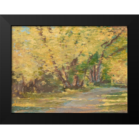 Fall Path I Black Modern Wood Framed Art Print by Harper, Ethan