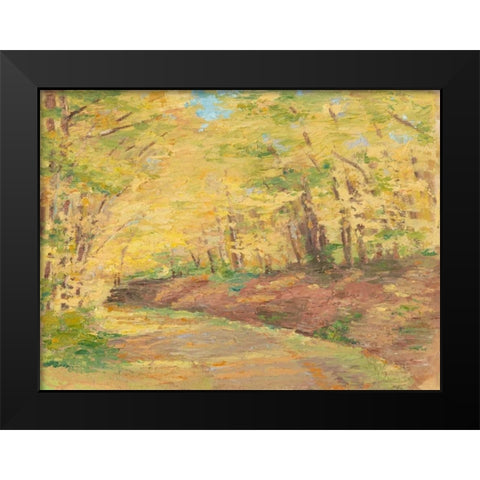 Fall Path II Black Modern Wood Framed Art Print by Harper, Ethan