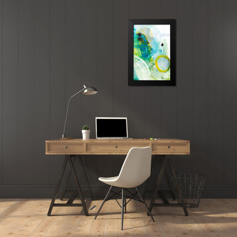 Take Off II Black Modern Wood Framed Art Print by Fuchs, Jodi