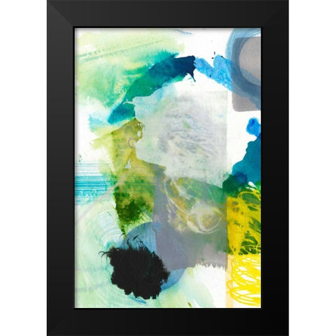 Take Off III Black Modern Wood Framed Art Print by Fuchs, Jodi