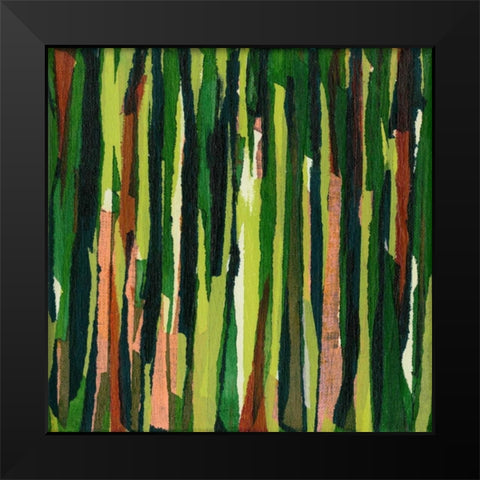 Torn IV Black Modern Wood Framed Art Print by Fuchs, Jodi