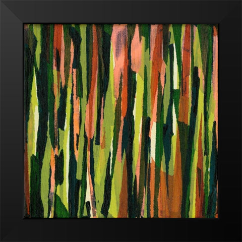 Torn VI Black Modern Wood Framed Art Print by Fuchs, Jodi