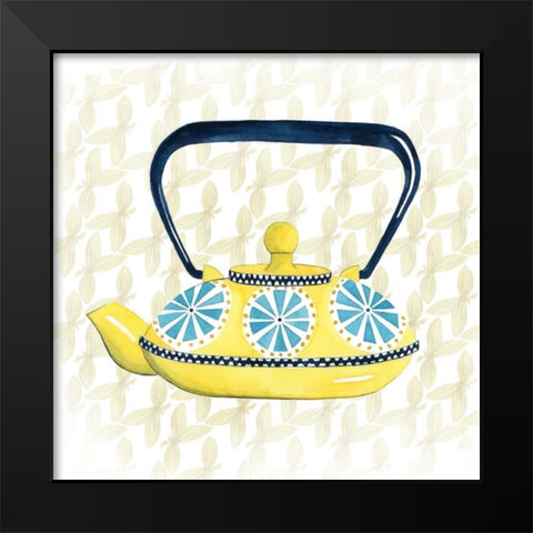 Sweet Teapot II Black Modern Wood Framed Art Print by Popp, Grace