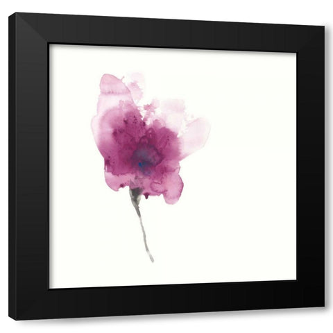 Expressive Blooms II Black Modern Wood Framed Art Print with Double Matting by Vess, June Erica