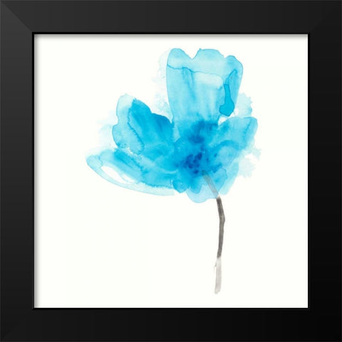 Expressive Blooms V Black Modern Wood Framed Art Print by Vess, June Erica