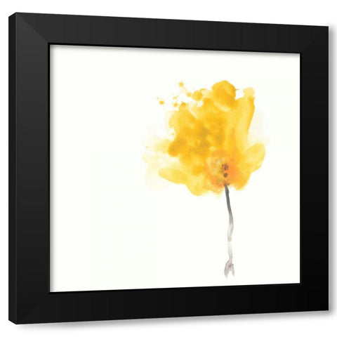 Expressive Blooms VII Black Modern Wood Framed Art Print with Double Matting by Vess, June Erica