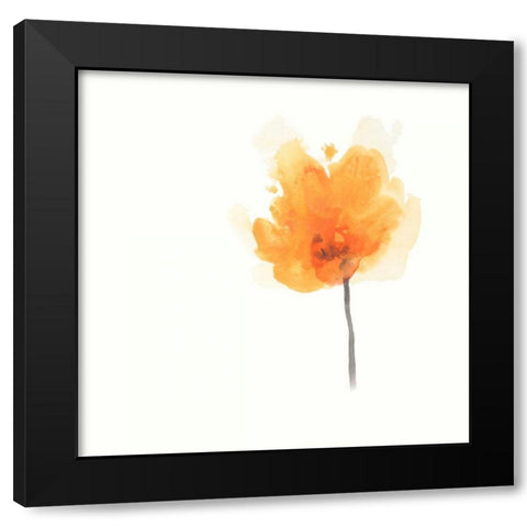 Expressive Blooms IX Black Modern Wood Framed Art Print with Double Matting by Vess, June Erica